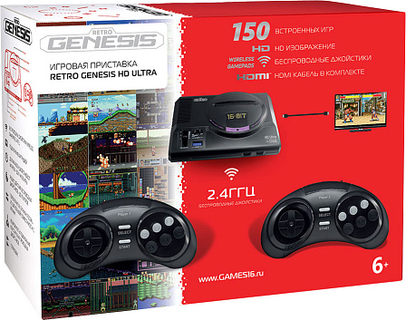 Retro Genesis HD Ultra игровая приставка