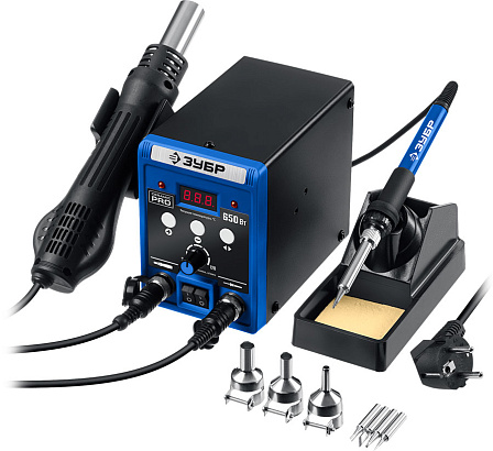 ЗУБР "Профессионал" ПСР-650 ремонтная паяльная станция