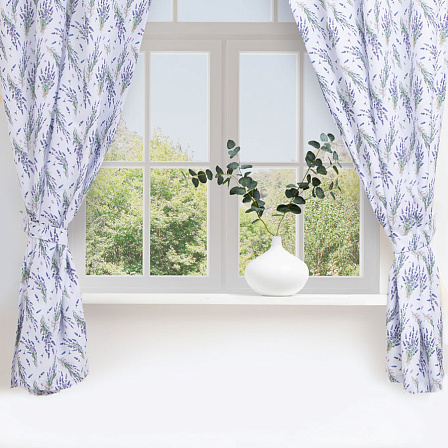 ЭТЕЛЬ комплект штор для кухни "Lavender" (145х180 см, 2 шт.)