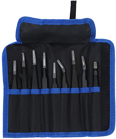 TUNDRA набор пинцетов (9 шт.)