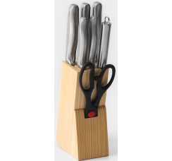 ДОЛЯНА ?Металлик? набор ножей на подставке (7 предметов)