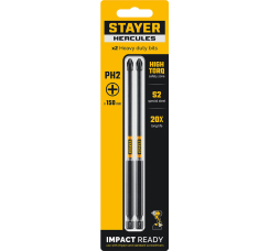 STAYER HERCULES торсионные биты (2 шт., 150 мм)
