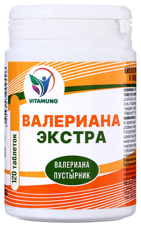 Комплекс "Валериана экстра + пустырник" (120 табл.)