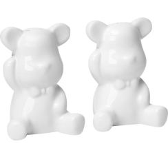 Набор керамический для специй "Мишка" (солонка + перечница)