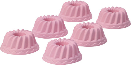 Набор силиконовых форм ?Кексы" (6 шт, 7х7х3 см)