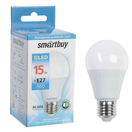 Лампа светодиодная (5 шт., 15 Вт, цоколь E27)