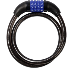 LockLand замок тросовый кодовый (d=12 мм, 80 см)