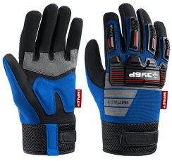 ЗУБР "IMPACT" комбинированные перчатки для тяжелых работ