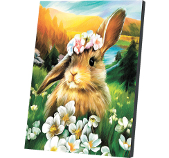 Картина по номерам  ?Заяц? (40х50 см, 23 цвета)