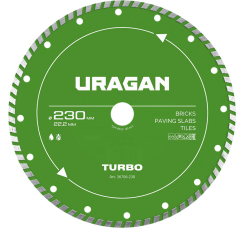 URAGAN TURBO диск алмазный отрезной (230 мм)