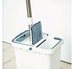 Набор для уборки (швабра и ведро с отжимом)