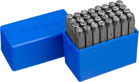 ЗУБР "Профессионал" штамповочные буквенные клейма (32 шт.)