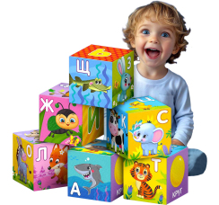 Мягкие кубики ?Алфавит? (6 шт.)