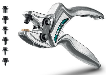 KRAFTOOL LPP-6 мощный дырокол для кожи