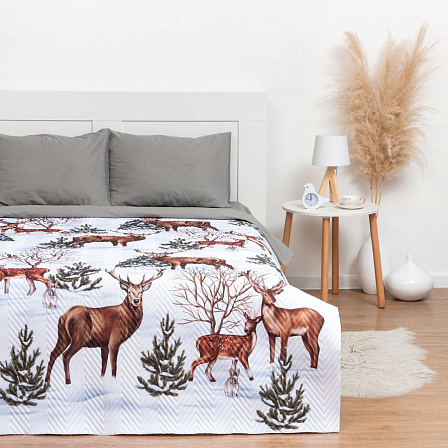 ЭТЕЛЬ покрывало "Олени" (180х210 см)