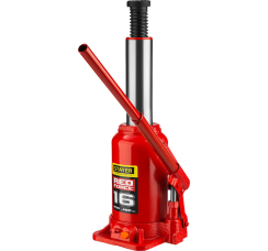 STAYER "RED FORCE" домкрат бутылочный (16 тонн)
