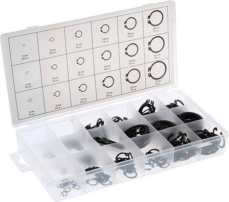 Набор стопорных колец (300 шт.)