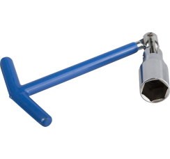 ЗУБР "Эксперт" ключ свечной с шарниром и резиновой втулкой