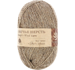 Пряжа для вязания ?Овечья шерсть? (100 гр.)