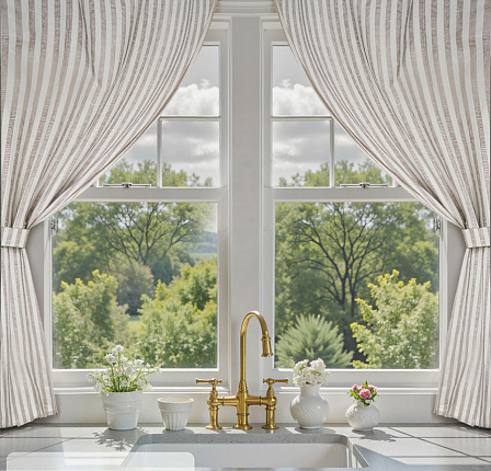 ЭТЕЛЬ комплект штор для кухни "Soprano" (140х180 см, 2 шт.)