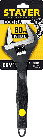 STAYER "Professional" разводной ключ "Cobra"
