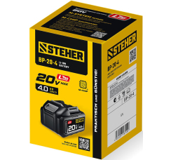 STEHER BP-20-4 аккумулятор повышенной ёмкости LMS (20В, 4Ач)