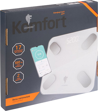 LEONORD LE-1275 Bluetooth весы напольные