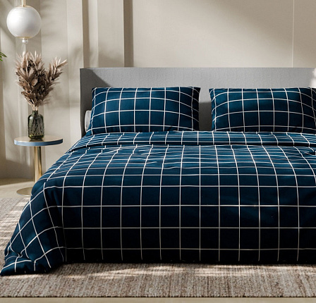 ЭТЕЛЬ постельное бельё 2 сп. "Клетка"