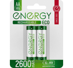 ENERGY набор аккумуляторов (AA, NI-MH, 2600мАч, 2 шт.)