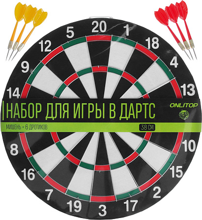Набор для игры в дартс (диаметр - 38 см)