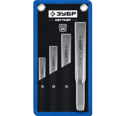 ЗУБР "Профессионал" набор слесарных зубил по металлу "Двутавр" (4 шт.)