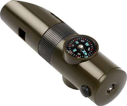 Компас со свистком и фонариком ?Разведчик?