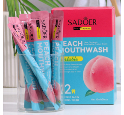 Набор ополаскивателей для рта в стиках со вкусом персика (20х10 мл)