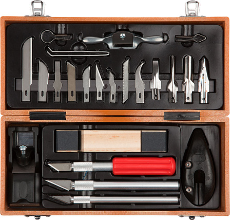 ЗУБР "Профессионал" набор резцов по дереву (23 предмета)