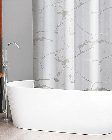 Штора для ванны ?Мрамор? (180х180 см)
