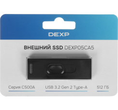 DEXP С500А внешний SDD-диск (512 Гб)