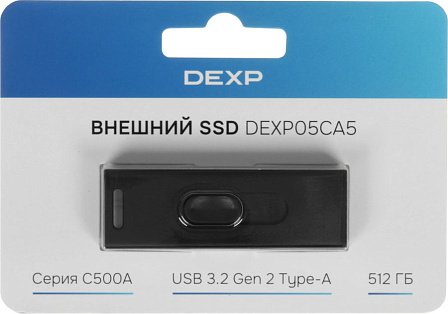 DEXP С500А внешний SDD-диск (512 Гб)