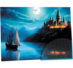 Алмазная мозаика ?Сказочный замок? (50х40 см)